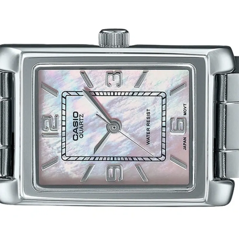 Casio Enticer Quartz MOP Grey Dial Fashion Ladies Watch-  LTP-1234DS-4A